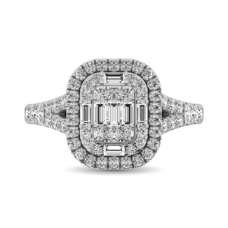 Diamond 1 Ct.Tw. Fashion Ring in 14K White Gold