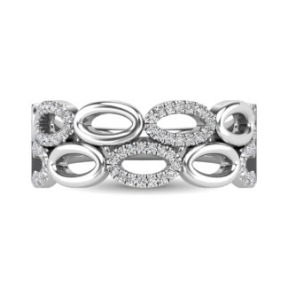 Diamond 1/4 Ct.Tw. Fashion Band in 10K White Gold