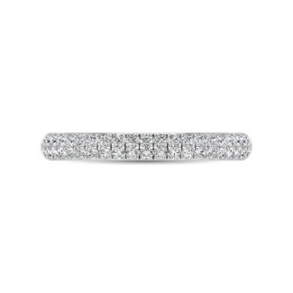 Diamond 1/3 Ct.Tw. Pave Band in 14K White Gold