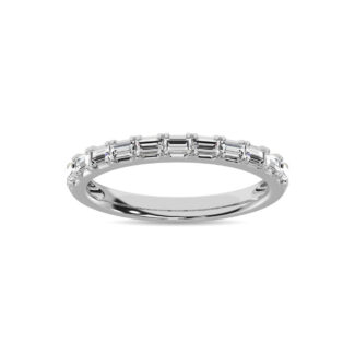 Diamond 1/6 Ct.tw Anniversary Ring in 14K White Gold