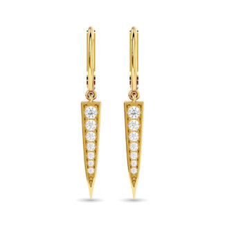 Diamond Fashion Earrings 1/6 Ct.tw in 10K Yellow Gold