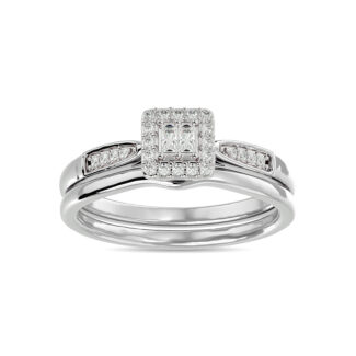 Diamond 1/6 Ct.tw Bridal Ring in 10K White Gold