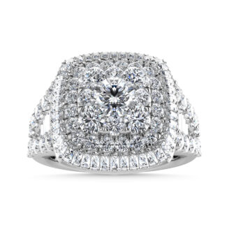Diamond 2 1/3 Ct.Tw. Engagement Ring in 14K White Gold