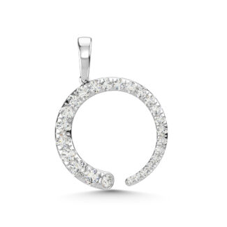 14K White Gold Diamond 3/4 Ct.Tw. Fashion Pendant