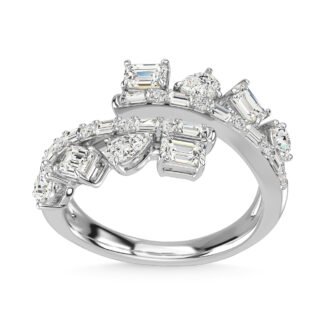 14K White Gold Diamond 1 1/2 Ct.Tw. Fashion Ring