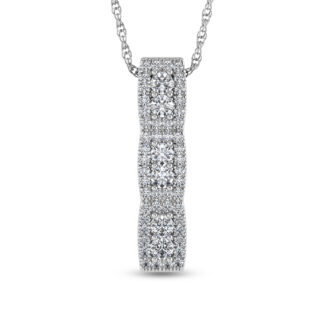 14K White Gold Diamond 5/8 Ct.Tw. Fashion Pendant