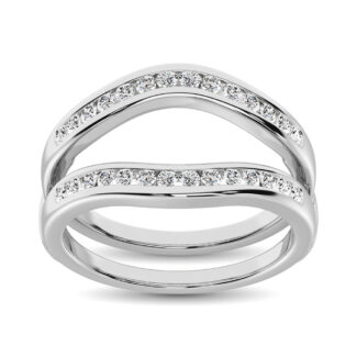 Diamond 1 Ct.Tw. Guard Ring in 10K White Gold