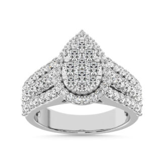 Diamond 1 9/10 Ct.Tw. Engagement Ring in 14K White Gold