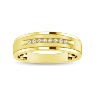Ladies 1/20 Ct.tw Diamond Band in 10K Yellow Gold