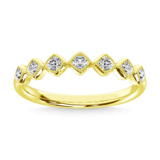Diamond 1/6 Ct.Tw. Stackable Band in 14K Yellow Gold