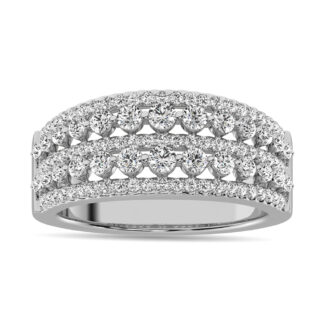 Diamond 1 Ct.tw Ladies Band in 14K White Gold