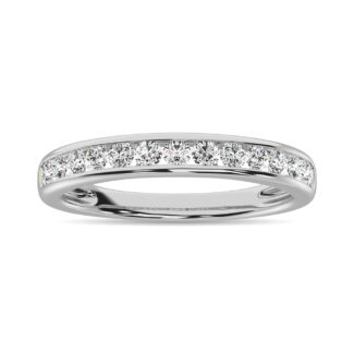 Channel Set Diamond 1/3 Ct.tw Anniversary Band