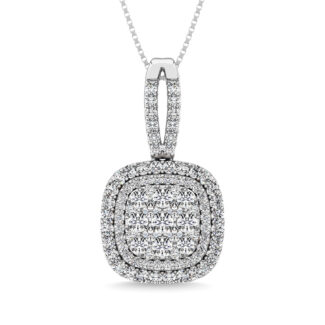 Diamond 1 3/4 Ct.Tw. Danglers Earrings in 14K White Gold