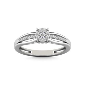 Diamond 1/5 Ct.Tw. Promise Ring in 10K White Gold