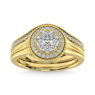 Diamond 3/4 Ct.Tw. Men�s Fashion Ring Ring in 14K Yellow Gold