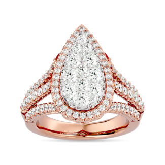Diamond 2 Ct.tw Engagement Ring in 14K Rose Gold