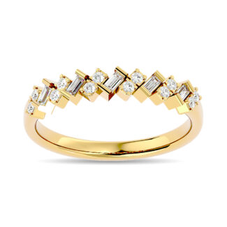 Diamond 1/5 Ct.tw Stackable Ring in 14K Yellow Gold