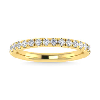 Diamond 3/8 Ct.Tw. Anniversary Band in 14K Yellow Gold