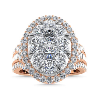 Diamond 2 3/4 Ct.Tw. Engagement Ring in 14K Rose Gold