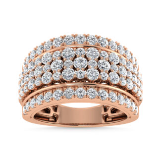 Diamond 2 Ct.Tw. Fashion Ring in 14K Rose Gold