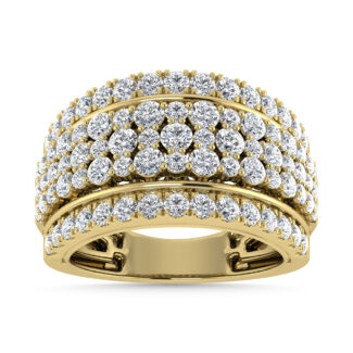 Diamond 2 Ct.Tw. Fashion Ring in 14K Yellow Gold