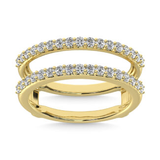 Diamond 1 Ct.Tw. Guard Ring in 14K Yellow Gold